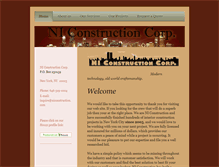 Tablet Screenshot of niconstruction.com